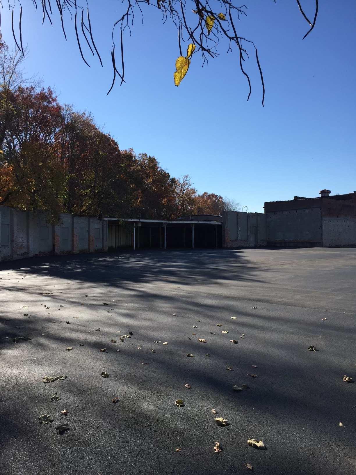 Commercial parking lot paving